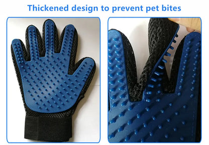 Pet Glove Cat Grooming Glove Cat Hair Deshedding Brush Remover Brush For Animal Gloves Dog Comb for Cats Bath Clean Massage Hair