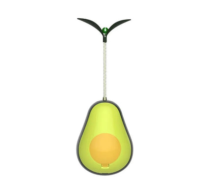 Popular new cat toy avocado shaped multifunctional mint ball leaked Roly-poly toy cat toy