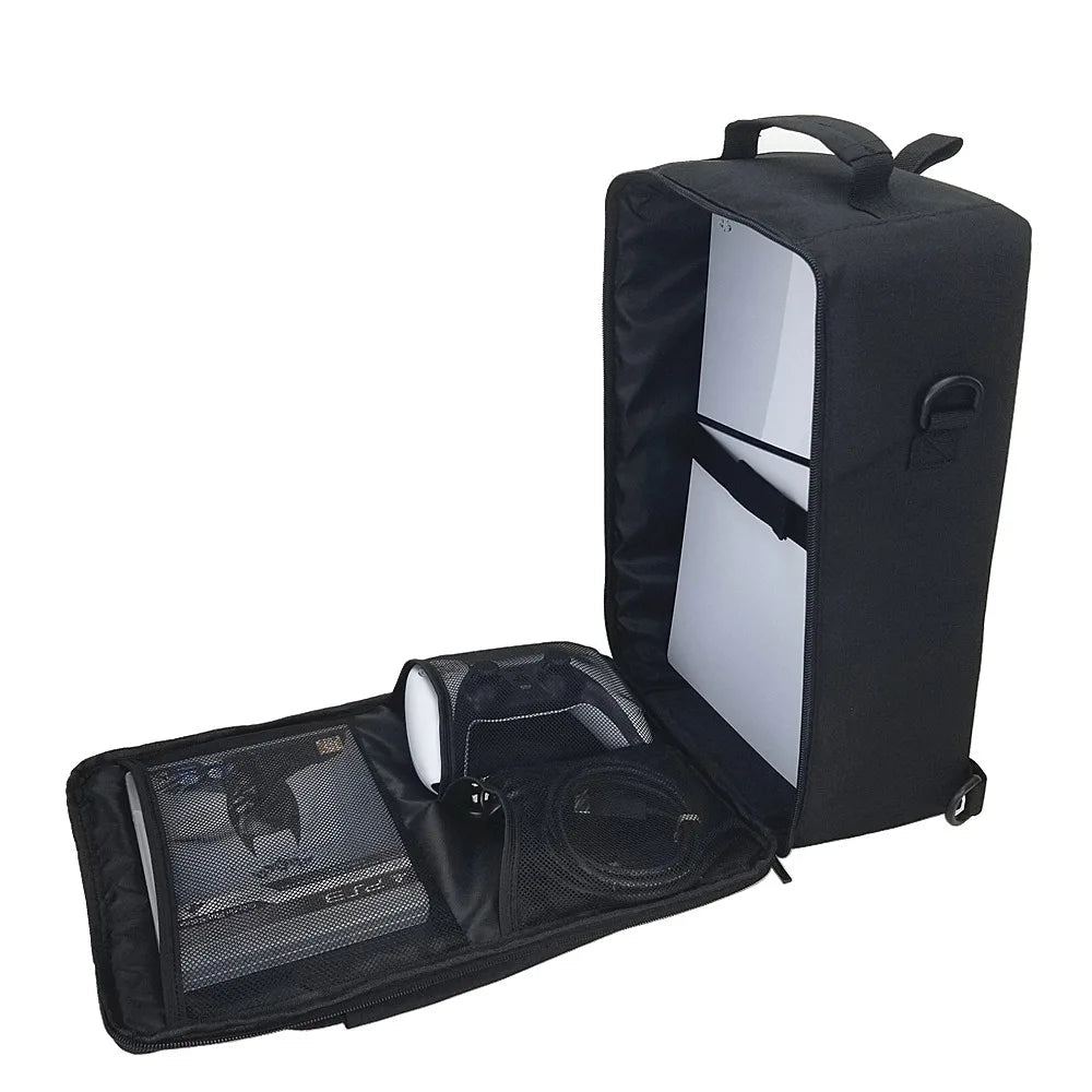 Portable PS5 Slim Travel Suitcase Storage Bag Handbag Playstation 5 Slim Game Console Accessories Shoulder Bag Backpack