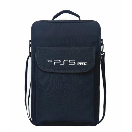 Portable PS5 Slim Travel Suitcase Storage Bag Handbag Playstation 5 Slim Game Console Accessories Shoulder Bag Backpack PS5 Slim-Logo