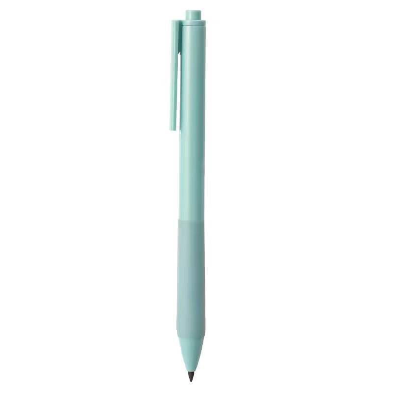 Press Pencil Unlimited Writing Inkless Pen School Students Supplies Art Sketch Magic Mechanical Pencils Painting Kid Gift 1pcs Light blue