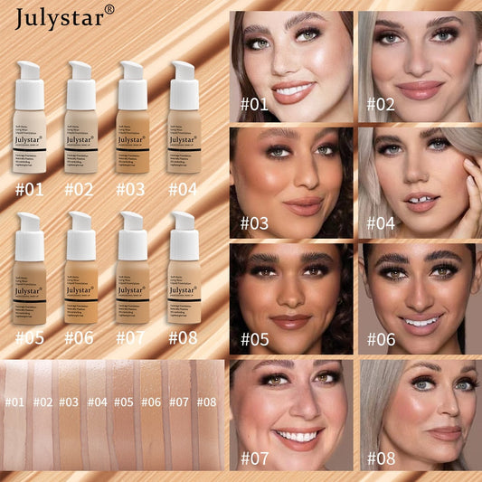 Professional Matte Oil Control Makeup Foundation Cream For Face Concealing Eye Dark Circle Liquid Long-lasting Corrector Cream