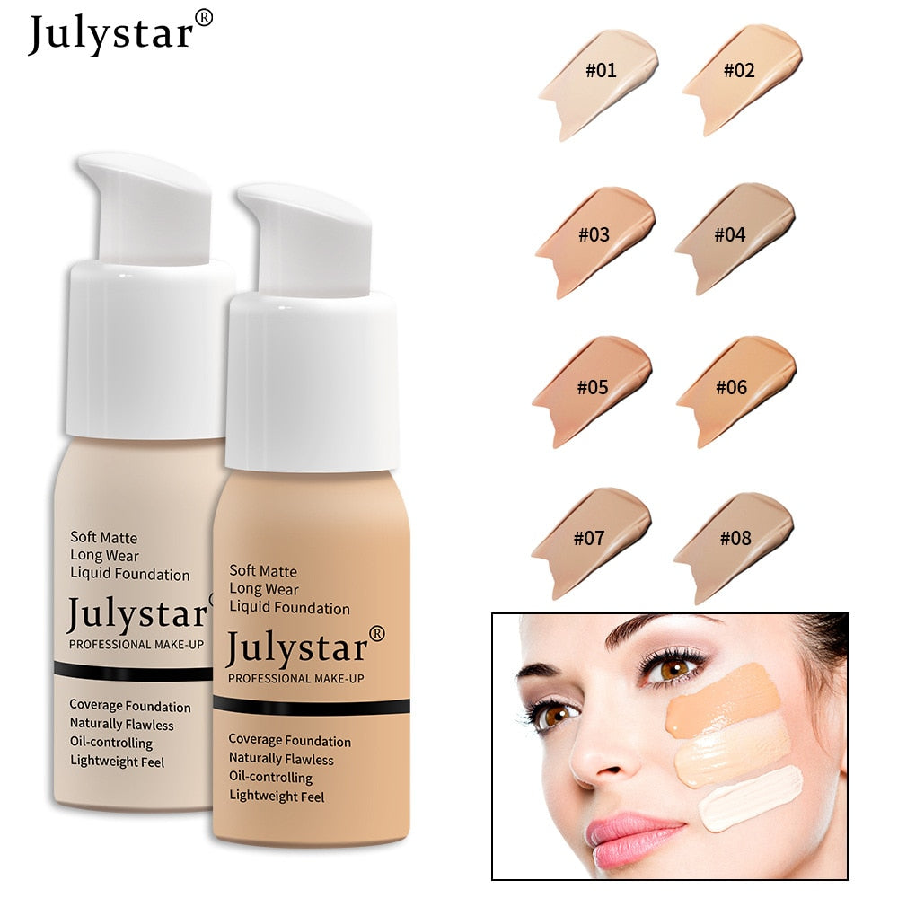 Professional Matte Oil Control Makeup Foundation Cream For Face Concealing Eye Dark Circle Liquid Long-lasting Corrector Cream