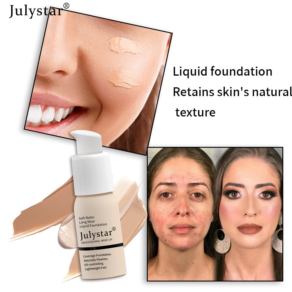 Professional Matte Oil Control Makeup Foundation Cream For Face Concealing Eye Dark Circle Liquid Long-lasting Corrector Cream