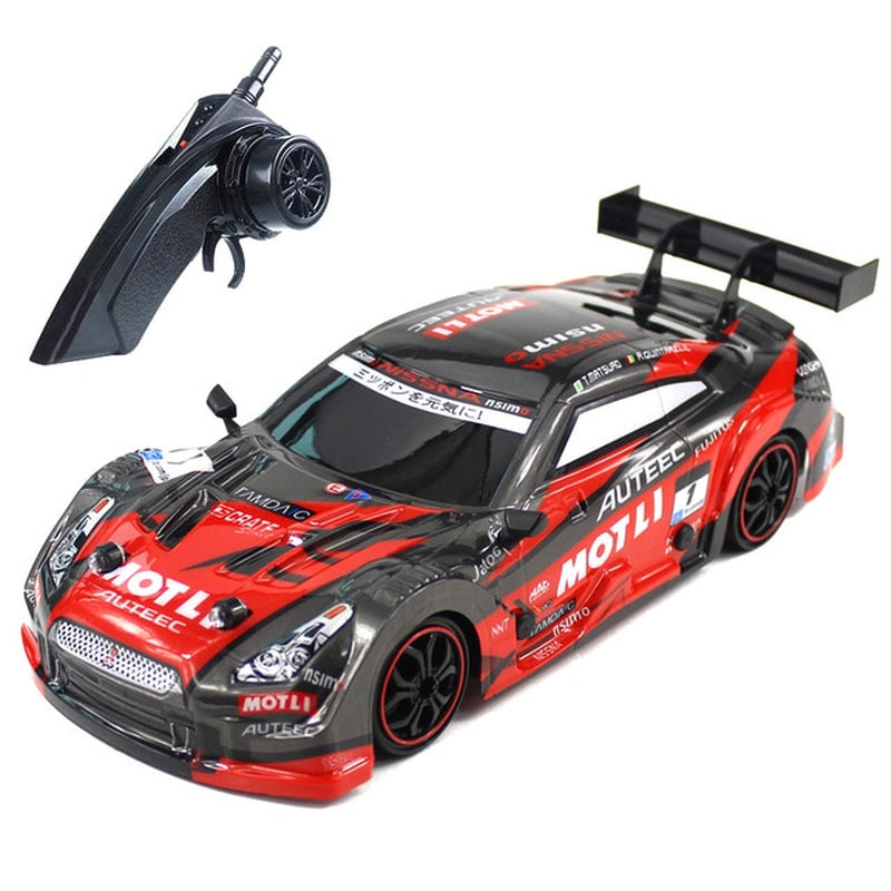 RC Car for Gtr/Lexus 2.4G Drift Racing Car Championship 4WD Off-Road Radio Remote Control Vehicle Electronic Hobby Toys for Kids Red