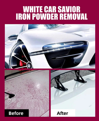 Rust Remover Spray Remove Iron Particles Car Paint Motorcycle RV Boat Faucet Metal Use Car Wax Car Wash Refurbishing Polishing