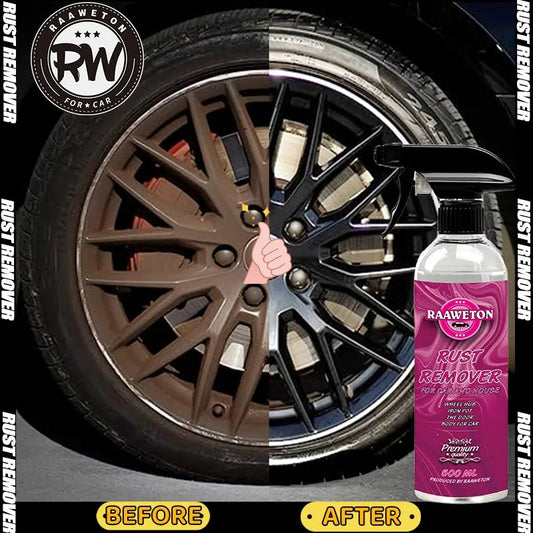 Rust Remover Spray Remove Iron Particles Car Paint Motorcycle RV Boat Faucet Metal Use Car Wax Car Wash Refurbishing Polishing