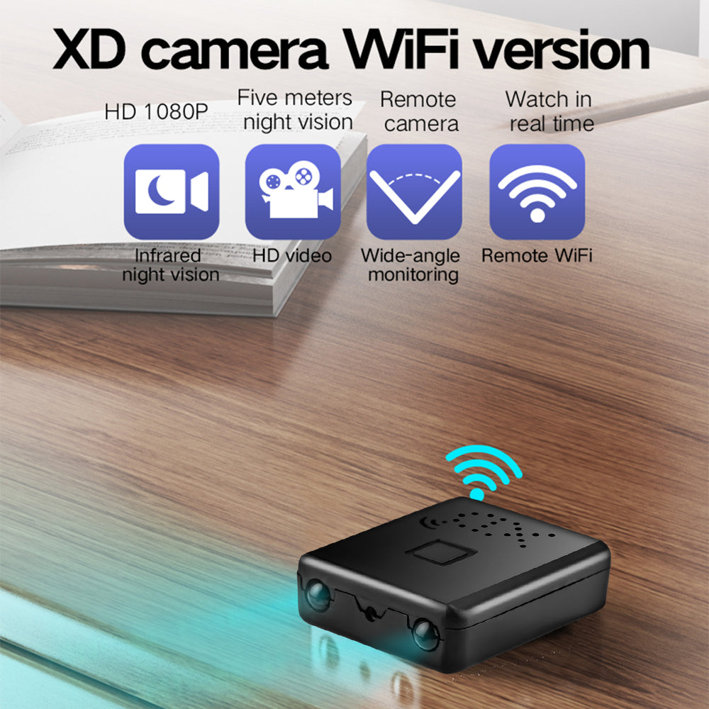 4K Full HD 1080P Mini ip Cam XD WiFi Night Vision Camera IR-CUT Motion Detection Security Camcorder HD Video Recorder