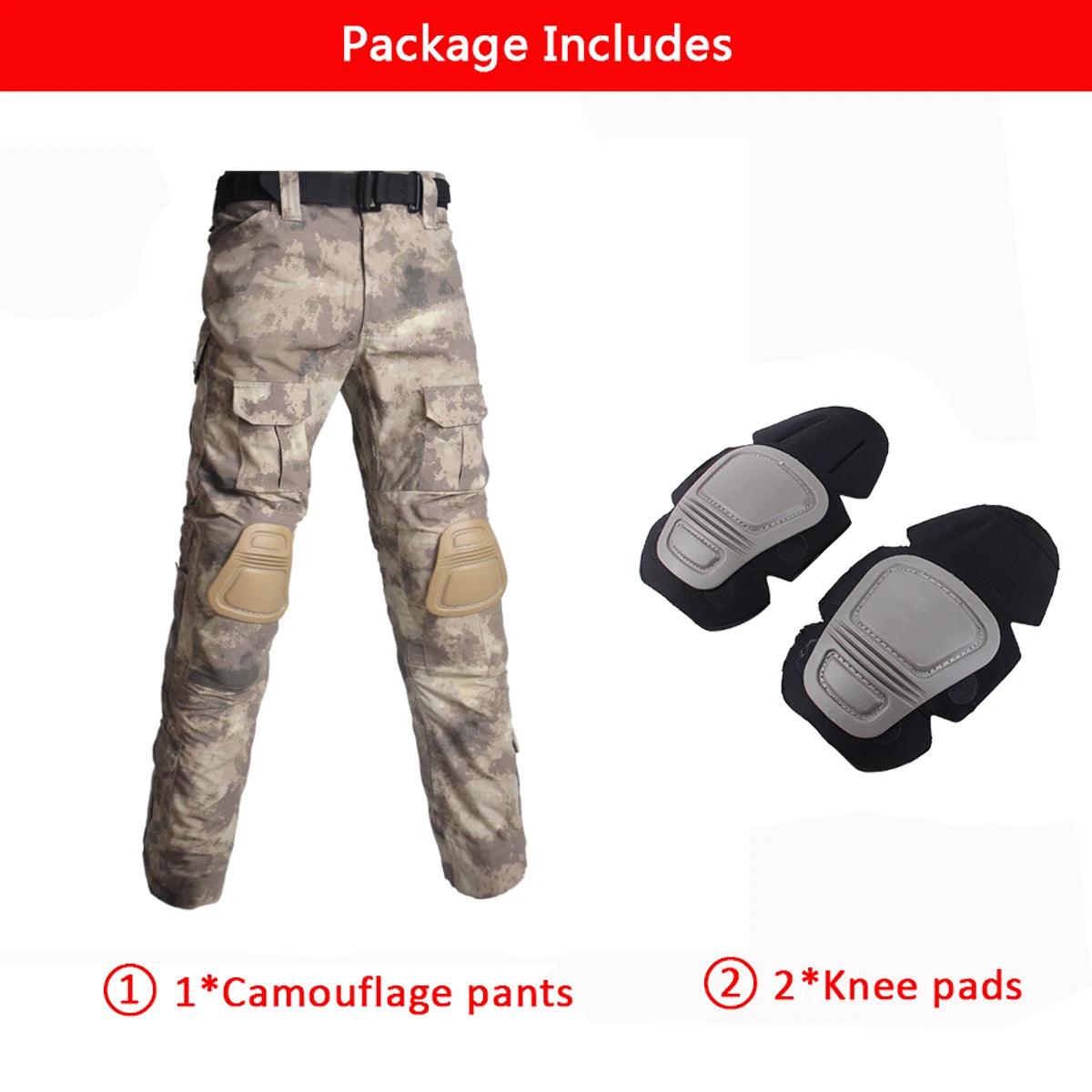 Multicam Camouflage Military Tactical Pants Army Wear-resistant Hiking Pant Paintball Combat Pant With Knee Pads Hunting Clothes ruin grey pants