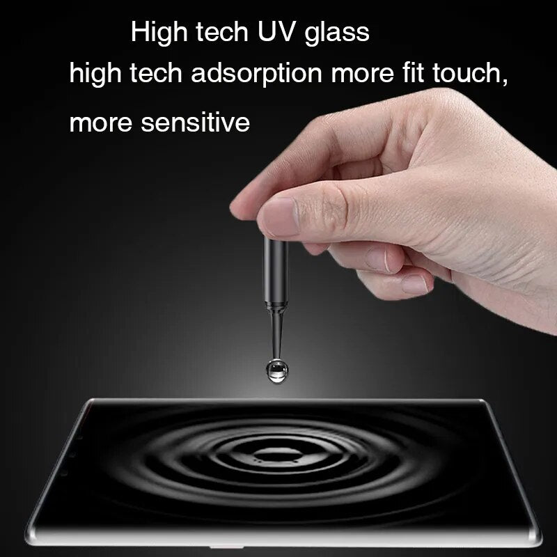 UV Glue Tempered Glass For Huawei Magic 5 P30 Pro Mate 20 50 40 P50 Pro P40 lite Protective Film Nova 7 8 9 10 Screen Protector