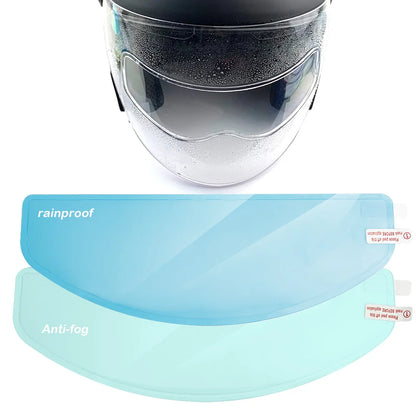 Universal Motorcycle Helmet Anti-fog Film and Rainproof Film Durable Nano Coating Sticker Film Helmet Accessories