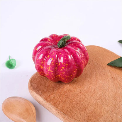 Mini Artificial Halloween Pumpkin Decor Simulation Vegetable DIY Craft Halloween Home Party Decoration Props Farmhouse Harvest Purple