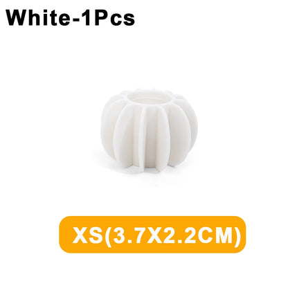 Magic Laundry Balls Reusable Silicone Anti-tangle Laundry Ball Clothes Hair Remover Catcher Tool Washing Machine Cleaning Filter White-XS(1Pcs)