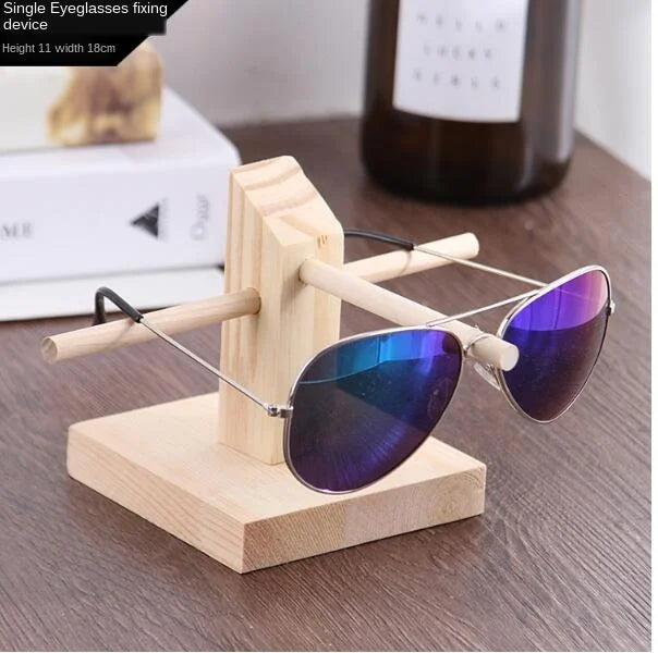 Multi Layers Wood Sunglass Display Rack Shelf Eyeglasses Show Stand Jewelry Holder for Multi Pairs Glasses Showcase WF 1 LAYER