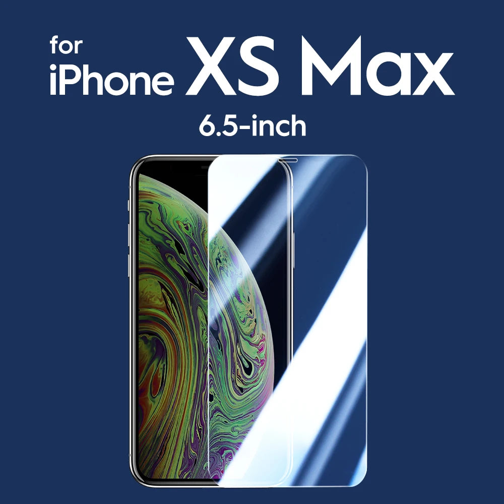 Screen Protector for iPhone 15 Pro Max 15 15 Plus Tempered Glass 14 11 12 13 Mini X XS XR Non-full Cover Front Film for iPhone Xs max