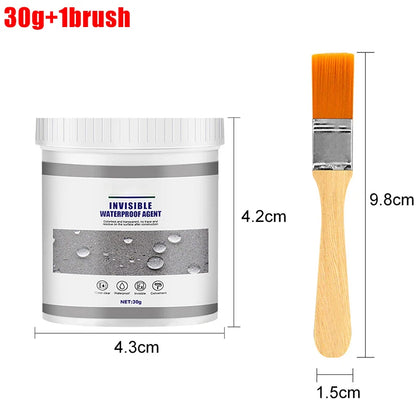 600/300/100/30g Waterproof Insulating Sealant With Brush Transparent Repairing Leak Waterproof Adhesive Strong Invisible Sealant 30g with brush