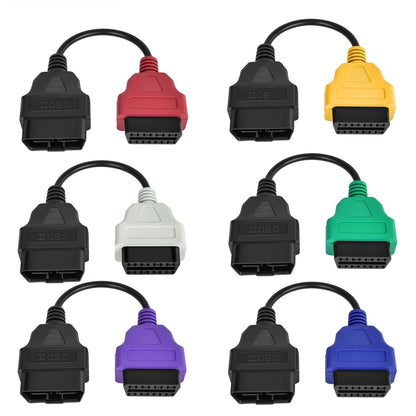 OBD 2 Car Scanner Connector MultiECUScan Diagnostic Adapter Cable for Multi ECU Scan for Fiat ECU Scan 6 Colors 6 colors CHINA