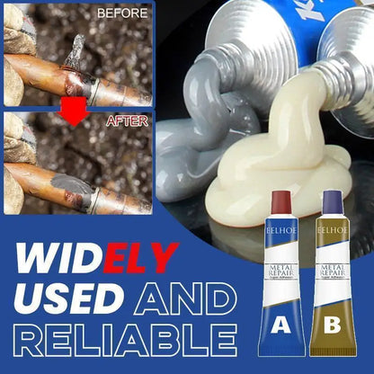 100g Magic Repair Glue AB Metal Cast Iron Repairing Adhesive Heat Resistance Cold Weld Metal Repair Adhesive Agent Caster Glue