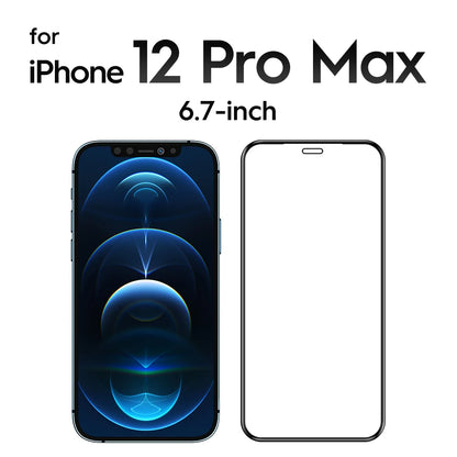 iPhone 15 14 Full Cover Tempered Glass for iPhone 15 Pro Max 14 Pro 13 12 mini 11 XR HD Screen Protector iPhone 12 Pro Max