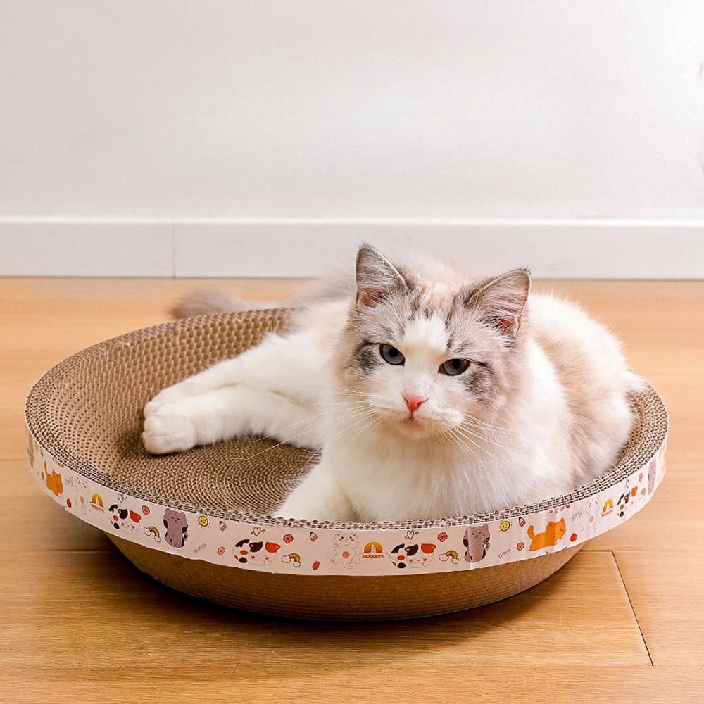 Cat Scratching Board Furniture Protection Post Grinding Claw Scratch Corrugated Paper Wear-resistant Cat Nest Cat Accessories