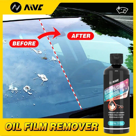 Car Glass Oil Film Cleaner Remover AIVC Shiny Car Stuff Windshield Coating Agent Glass Polishing Water Stain Removal Anti-rain