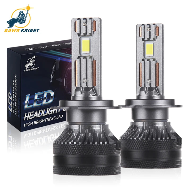 DAWNKNIGHT K5C PLUS 140W H7 Led Bulbs 4300K LED H4 H11 HB3 9005 HB4 9006 K6C Led Double Copper Tube Fog Light 12V 2PCS 9006 HB4