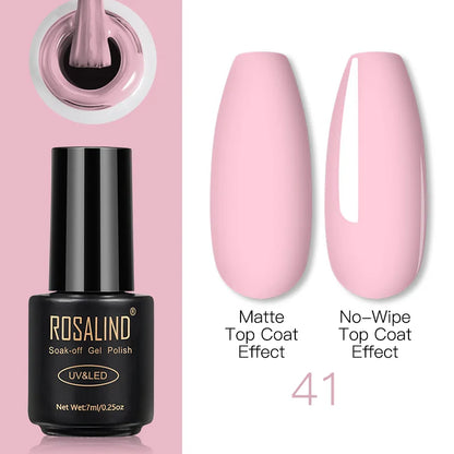 ROSALIND Gel Nail Polish Lamp All For Nails Art Manicure With Matt Base Top Coat Semi Permanant Gellak Nail Gel Polish Varnishes 41