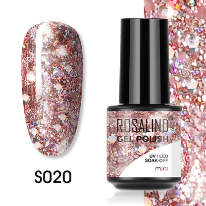 ROSALIND Gel Nail Polish Lamp All For Nails Art Manicure With Matt Base Top Coat Semi Permanant Gellak Nail Gel Polish Varnishes S020