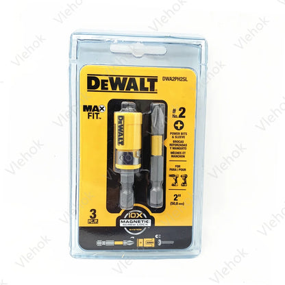 DEWALT DWA2PH2SL MAXFIT Screwdriver Bits 2'' PH2 Impact Driver Phillips Bit Set Pivoting Magnetic Sucker Dewalt Tool Accessories