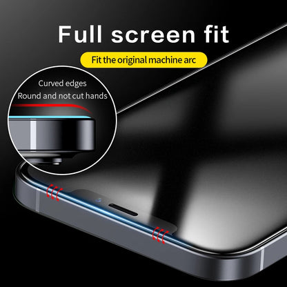 Matte Tempered Glass for iPhone 14 13 Pro Max 12 11 X XS 7 8 Plus Full Cover Screen Protector 3D Curved Soft Edge