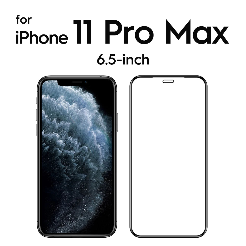 iPhone 15 14 Full Cover Tempered Glass for iPhone 15 Pro Max 14 Pro 13 12 mini 11 XR HD Screen Protector iPhone 11 Pro Max