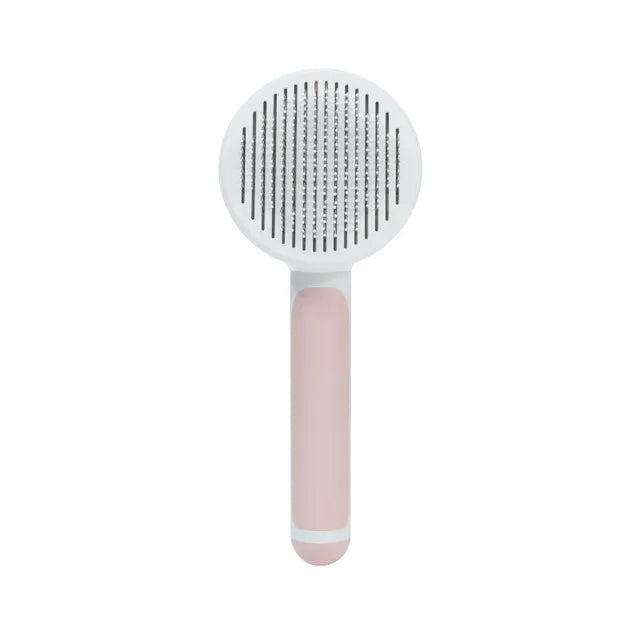 Pet Cat Brush Dog Comb Hair Removes Pet Hair Comb Self Cleaning Slicker Brush For Cats Dogs Removes Tangled Hair Beauty Products Pink China