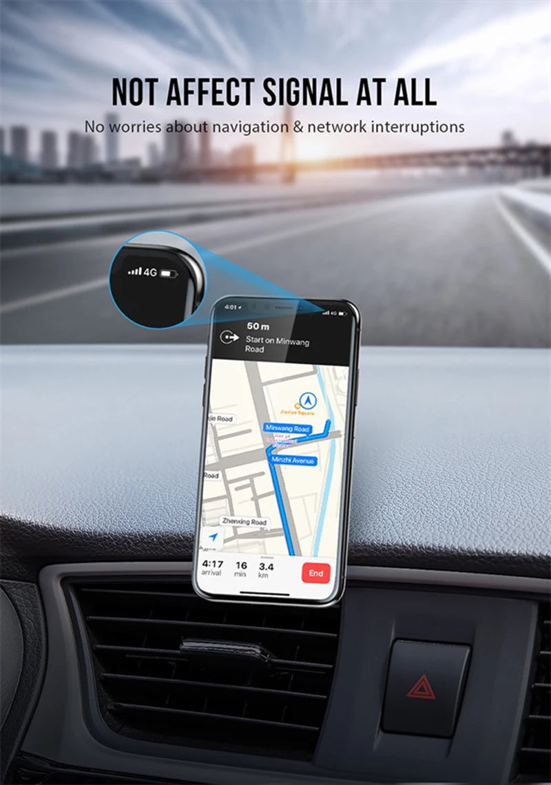 Magnetic Car Phone Holder Mobile Cell Phone Holder Stand Magnet Mount Bracket In Car For iPhone 13 12 Samsung Redmi Xiaomi