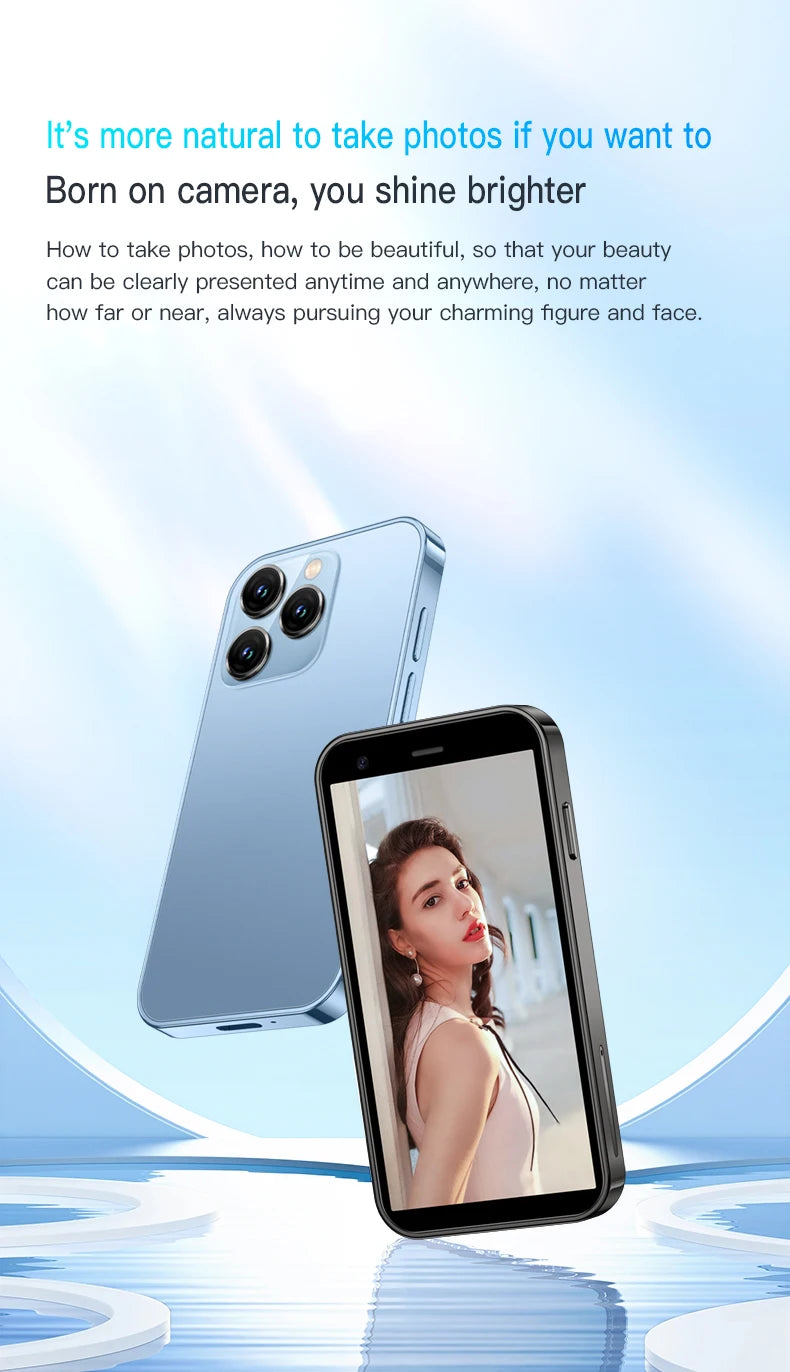 2023 NEW SOYES XS15 Mi Phone SmartPhone Android 8.1 3.0'' Dual SIM Standby 3G Mobile Phone Wifi GPS Play Store 2GB 16GB