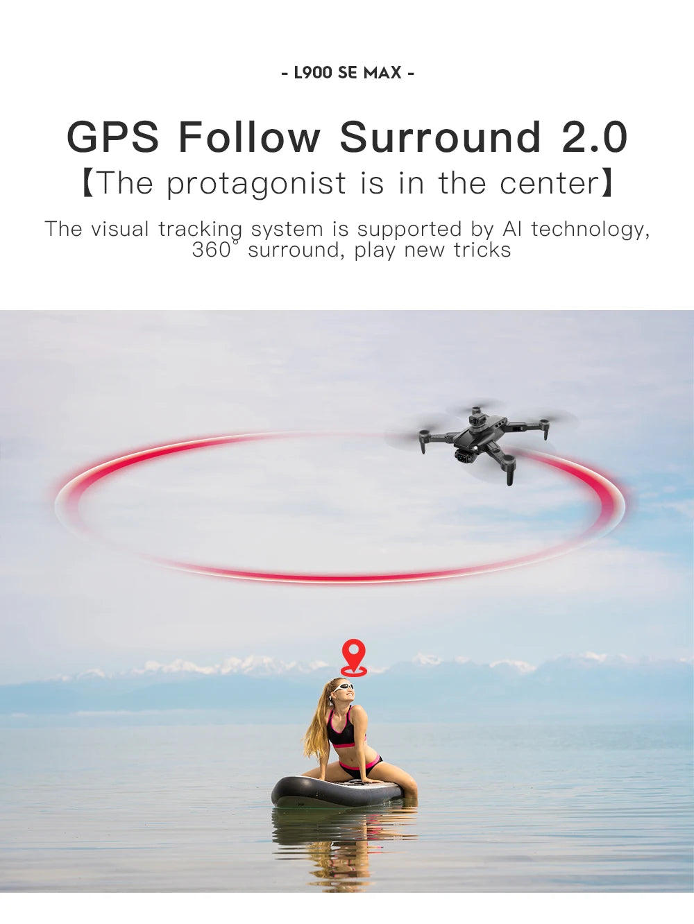 L900 Pro SE MAX GPS Drone 4K Professional Dual HD Camera 5G FPV 360° Obstacle Avoidance Brushless Motor Rc Quadcopter Dron Toys