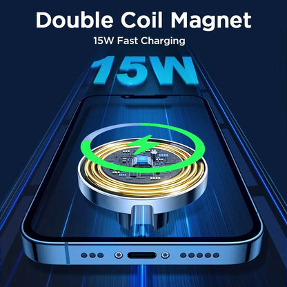 Joyroom Magnetic Car Phone Holder 15W Qi Wireless Car Charger For iPhone 14 13 12 Series Fast Air Vent Charging Phone Holder