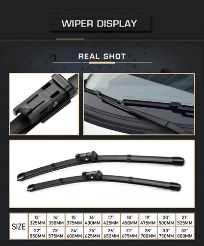 Wiper Front Rear Wiper Blades Set For Audi A4 B8 2009 2010 2011 2012 2013 2014 2015 2016Windshield Windscreen Window 24"+20"+16"