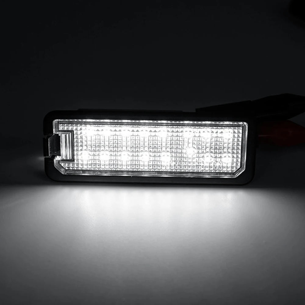 For VW GTi Golf 4 5 6 7 MK4 MK5 MK6 MK7 Passat B7 CC EOS Scirocco Beetle 2PCS LED Number License Plate Lights With Canbus