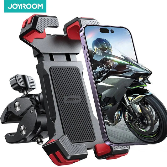 Joyroom Motorcycle Phone Holder Mount Fit For 4.7 - 6.8" Phones 1s Lock Install Bike Phone Holder For Bicycle Scooter ATV/UTV