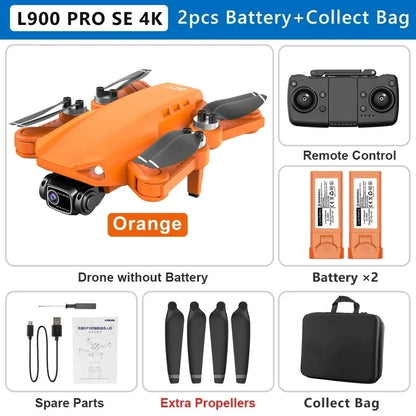 L900 Pro SE MAX GPS Drone 4K Professional Dual HD Camera 5G FPV 360° Obstacle Avoidance Brushless Motor Rc Quadcopter Dron Toys L900 Pro SE 2B Bag 1 CHINA