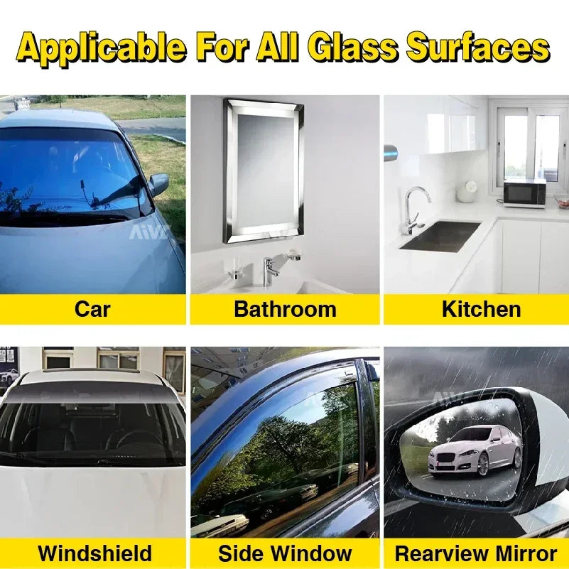 Car Glass Oil Film Cleaner Remover AIVC Shiny Car Stuff Windshield Coating Agent Glass Polishing Water Stain Removal Anti-rain