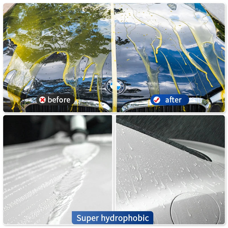 9H Ceramic Car Coating Hydrochromo Paint Care Nano Top Quick Coat Polymer Detail Protection Liquid Wax Car Care HGKJ S6