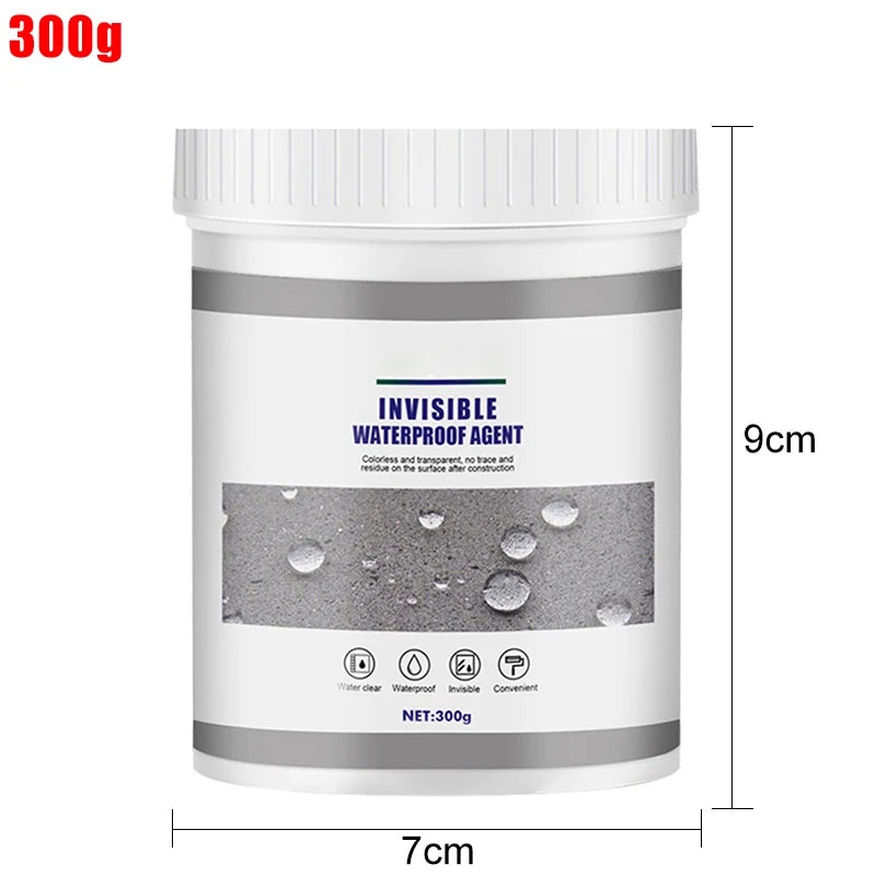 600/300/100/30g Waterproof Insulating Sealant With Brush Transparent Repairing Leak Waterproof Adhesive Strong Invisible Sealant 300g