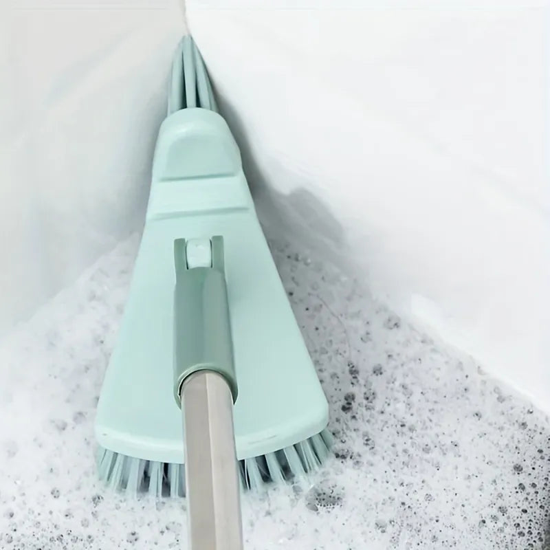 Floor Scrub Brush Shower Scrubber Cleaning Bath Tub And Tile Scrubber Brush Long Handle Detachable Stiff Bristles For Cleaning