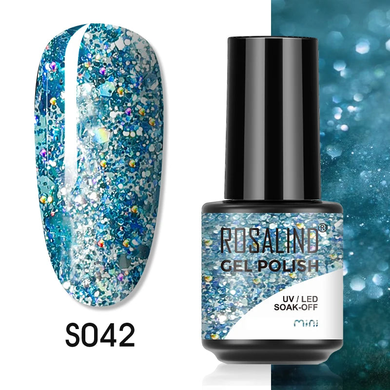 ROSALIND Gel Nail Polish Lamp All For Nails Art Manicure With Matt Base Top Coat Semi Permanant Gellak Nail Gel Polish Varnishes S042