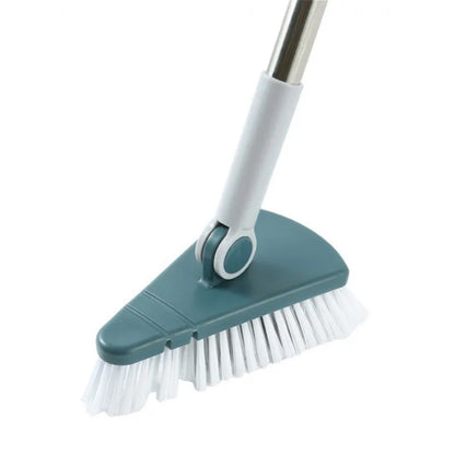 Floor Scrub Brush Shower Scrubber Cleaning Bath Tub And Tile Scrubber Brush Long Handle Detachable Stiff Bristles For Cleaning dark blue