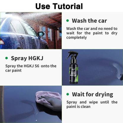 9H Ceramic Car Coating Hydrochromo Paint Care Nano Top Quick Coat Polymer Detail Protection Liquid Wax Car Care HGKJ S6