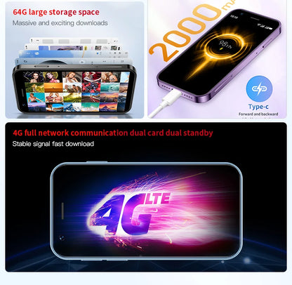 2023 NEW SOYES XS15 Mi Phone SmartPhone Android 8.1 3.0'' Dual SIM Standby 3G Mobile Phone Wifi GPS Play Store 2GB 16GB