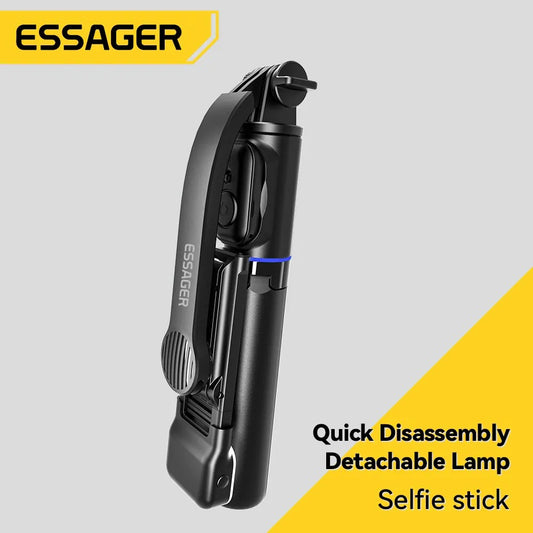 Essager Selfie StickDegree Photo Holder Lengthened Tripod Live Broadcast Support All Mobile Phones Bluetooth Remote Control TikT