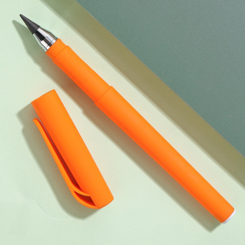 Unlimited Writing Pencil No Ink Pen Magic Pencils for Art Sketch Painting Stationery School Supplies Kids Novelty Gifts orange